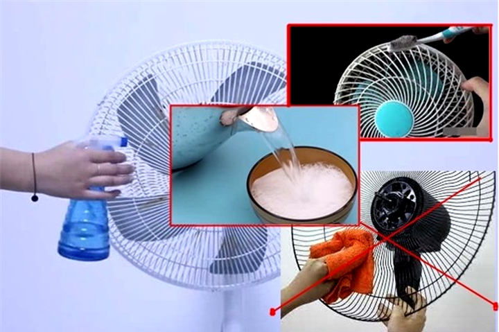Cách vệ sinh quạt không cần dùng nước hay tháo khung - 2
