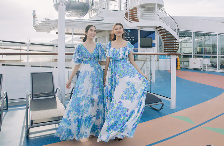 Á hậu Phương Anh, Ngọc Thảo diện bikini khoe dáng trên du thuyền - 6