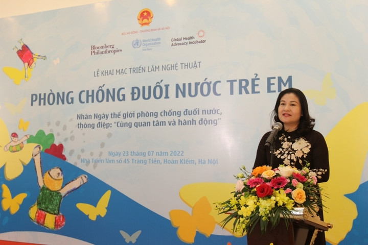 Triển lãm nghệ thuật về phòng, chống đuối nước trẻ em - 1