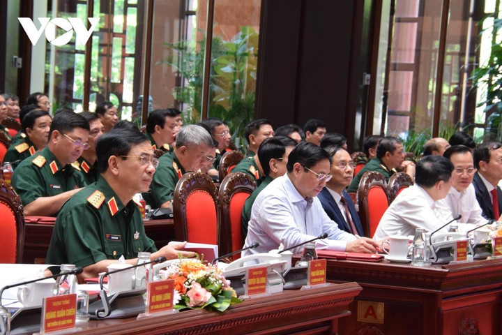 Thủ tướng Phạm Minh Chính dự và phát biểu tại Hội nghị quân chính toàn quân - 3