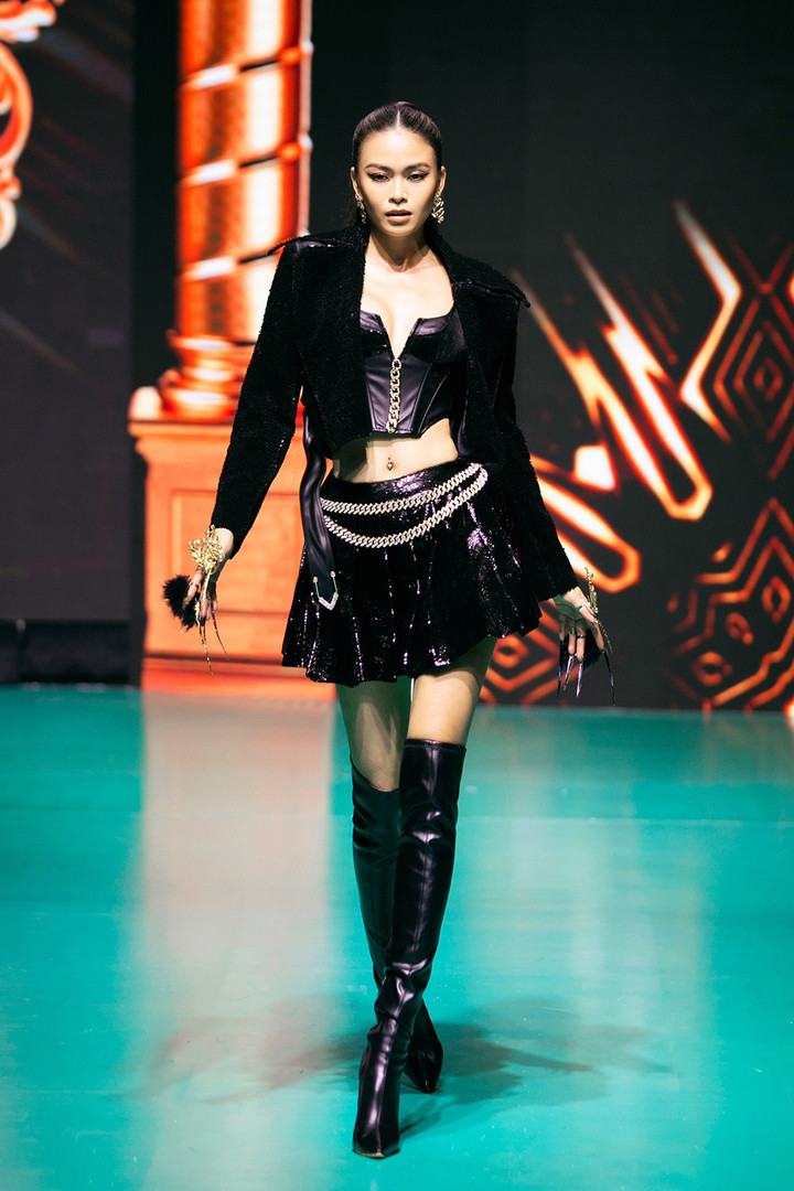 Top 3 Hoa hậu Hoàn vũ Việt Nam 2022 đọ thần thái khi cùng diễn vedette - 7