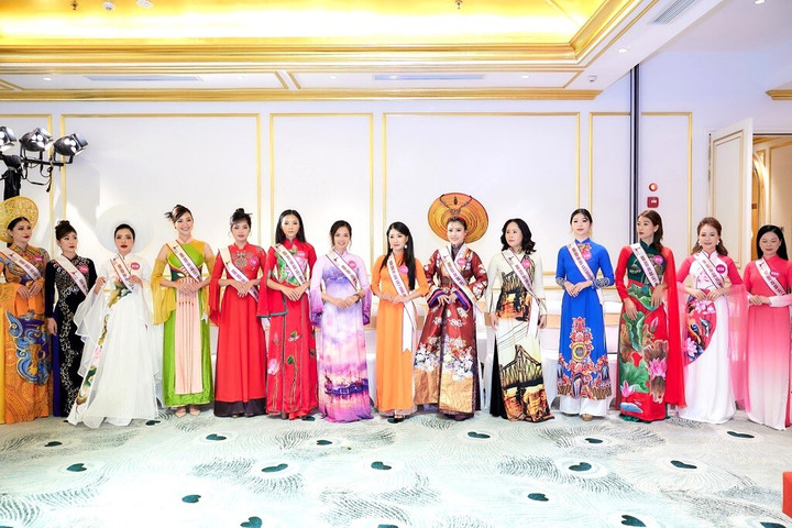 Ca sĩ Đan Trường, Trung Quang mở màn đêm chung kết Hoa hậu áo dài Việt Nam 2022 - 4