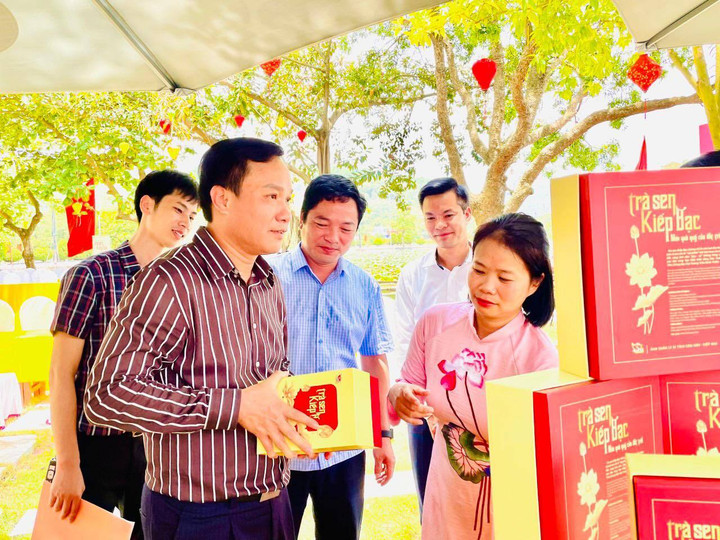 Khai mạc 'Tuần văn hóa trà sen Kiếp Bạc' - 1