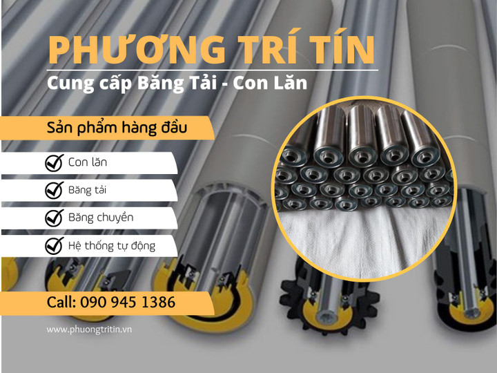 Phương Trí Tín - 10 năm thương hiệu cung cấp băng tải, con lăn - 1