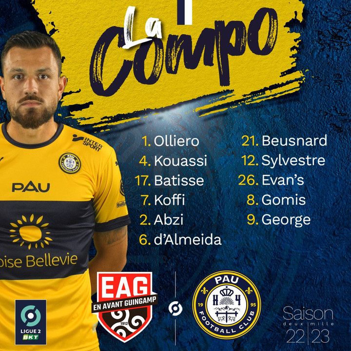 Trực tiếp bóng đá Guingamp 4-0 Pau FC: Quang Hải vào sân - 3