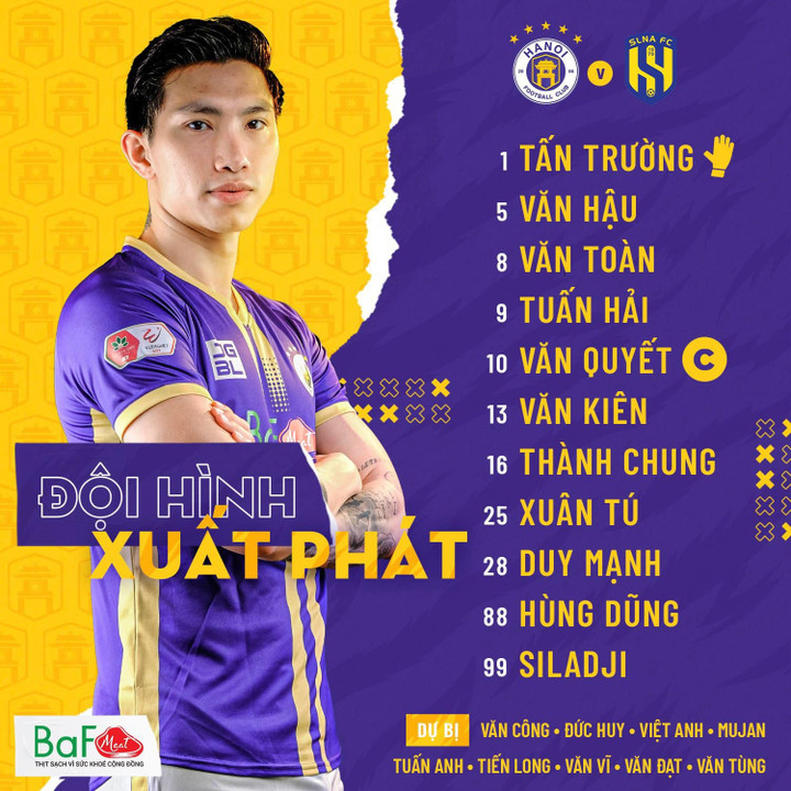 Trực tiếp bóng đá Hà Nội FC 2-1 SLNA: Thành Chung ghi bàn - 12