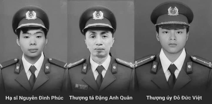 Cấp bằng 'Tổ quốc ghi công' cho 3 liệt sĩ công an hy sinh khi chữa cháy - 1