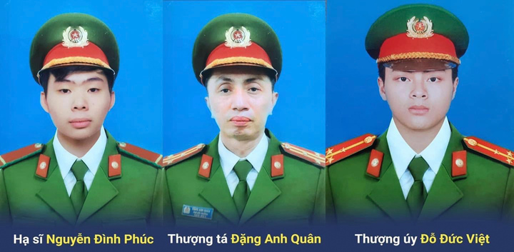 Tổ chức tang lễ 3 chiến sĩ PCCC hy sinh theo nghi thức của lực lượng CAND - 1