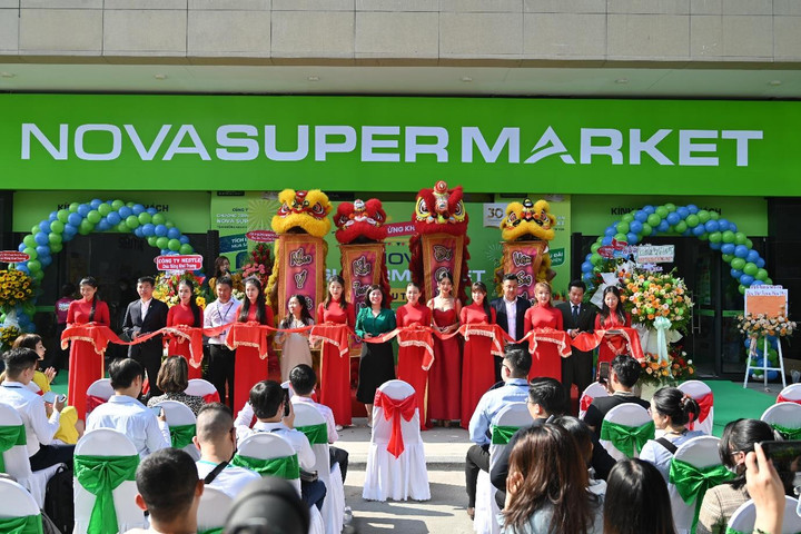 Nova Commerce khai trương siêu thị Nova Supermarket đầu tiên tại The Sun Avenue, 28 Mai Chí Thọ, An Phú, Thủ Đức.
