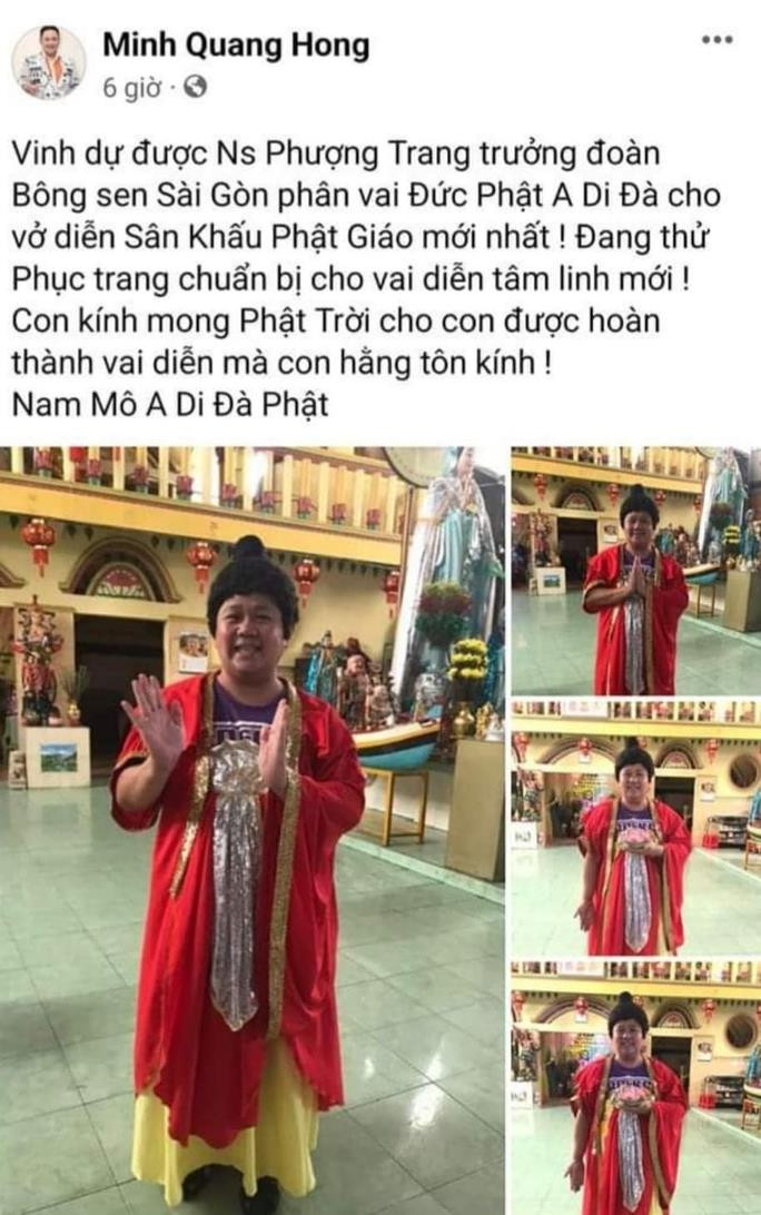 Đoàn Bông Sen Sài Gòn tuyên bố không giao vai Đức Phật cho Minh Béo - 2