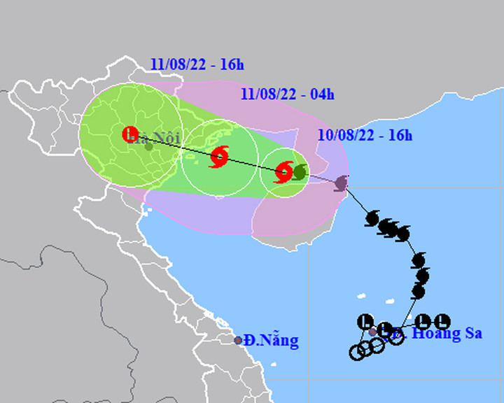 Bão số 2 áp sát bờ biển Quảng Ninh, giật cấp 10 - 1