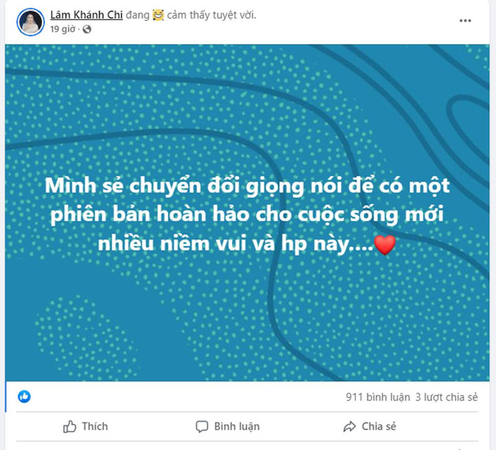 Lâm Khánh Chi: 'Mình sẽ chuyển đổi giọng nói để có một phiên bản hoàn hảo' - 1
