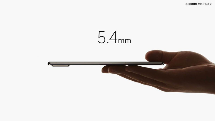 Xiaomi giới thiệu smartphone màn hình gập MIX Fold 2, mỏng chỉ 5,4 mm - 8