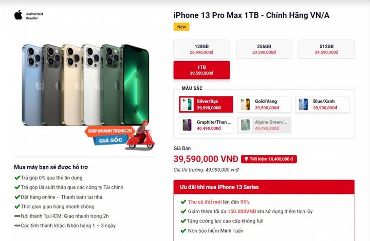 iPhone 13 Pro Max giảm giá cực mạnh, dọn đường cho thế hệ tiếp theo - 1