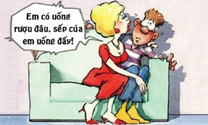 Sếp uống rượu nhưng miệng vợ đầy mùi cồn - 1