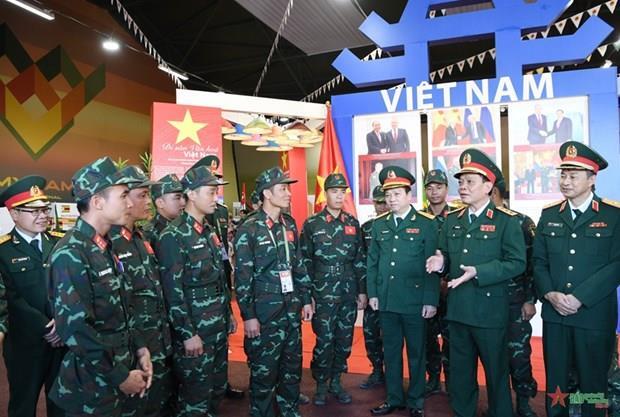 Thượng tướng Ngô Minh Tiến khích lệ các đội tuyển thi đấu Army Games - 1