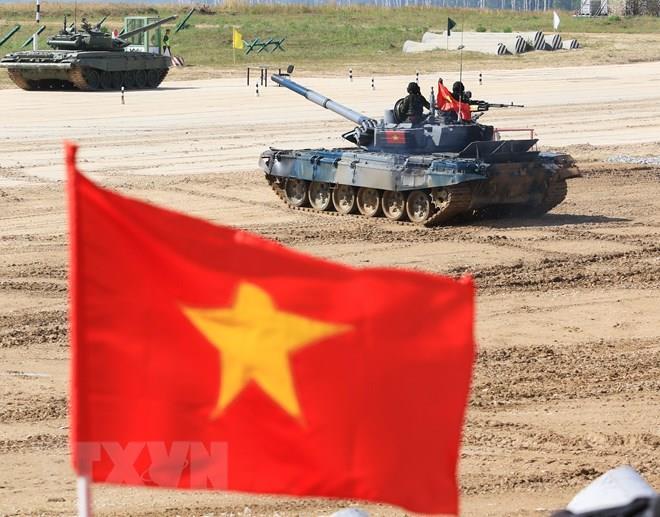 Ảnh: Đội tuyển xe tăng Việt Nam thi đấu lượt đầu tiên ở Army Games - 1