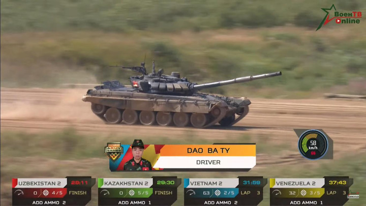 Tank Biathlon 2022: Đội tuyển Xe tăng Việt Nam đứng thứ 12 sau 5 lượt đấu - 2