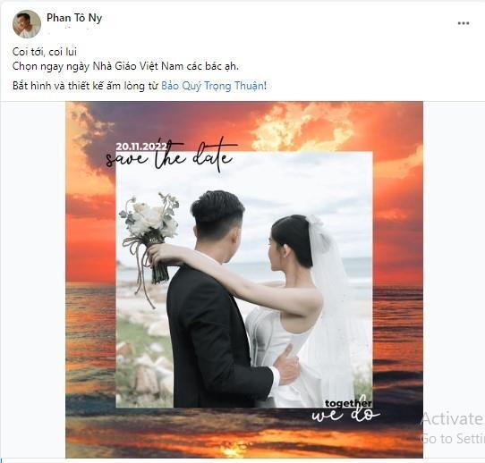 Chồng sắp cưới bật mí ngày cưới Hoa hậu Đại dương Lê Âu Ngân Anh - 1