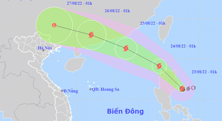Bão số 3 giật cấp 11 tiến gần Biển Đông, biển động rất mạnh - 1