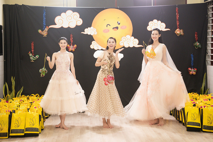 Top 3 Miss World Vietnam 2022 hoá thân thành những chị Hằng xinh đẹp - 4