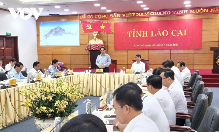 Thủ tướng làm việc với Ban Thường vụ Tỉnh ủy Lào Cai - 3