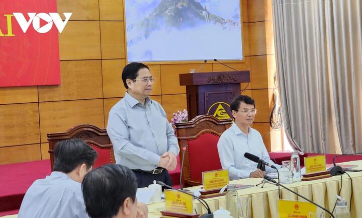 Thủ tướng làm việc với Ban Thường vụ Tỉnh ủy Lào Cai - 4