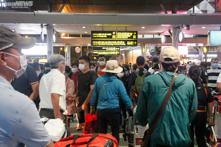 Đón lượng khách lớn dịp lễ 2/9, sân bay Tân Sơn Nhất đông nhưng không quá tải - 11