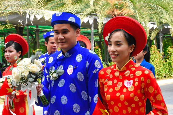 TP.HCM: 100 cặp đôi rạng rỡ trong đám cưới tập thể đúng ngày Quốc khánh 2/9 - 11