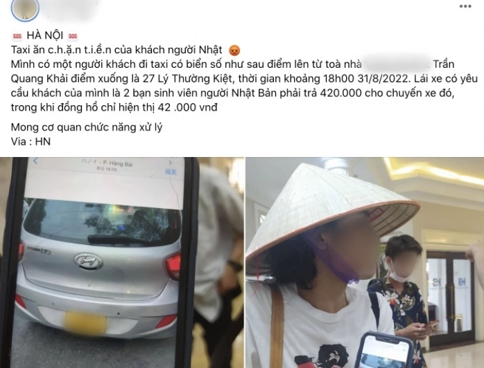Lái xe taxi trả tiền, xin lỗi du khách người Nhật bị 'chặt chém' - 1