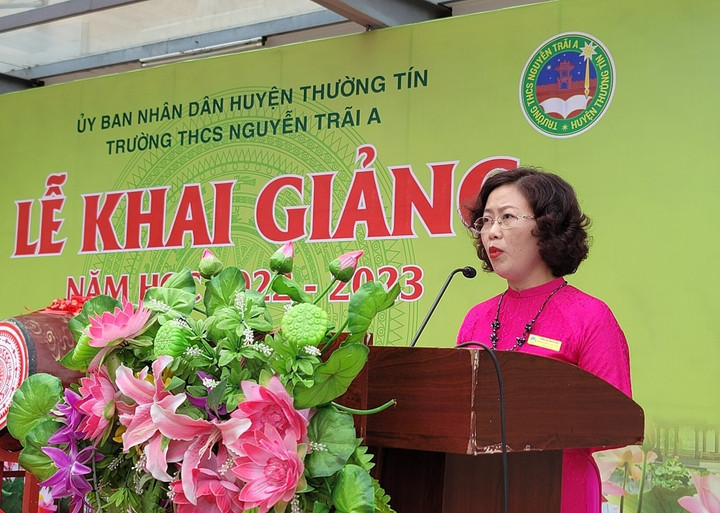 Hà Nội: Học sinh huyện Thường Tín háo hức chào đón lễ khai giảng năm học mới - 2