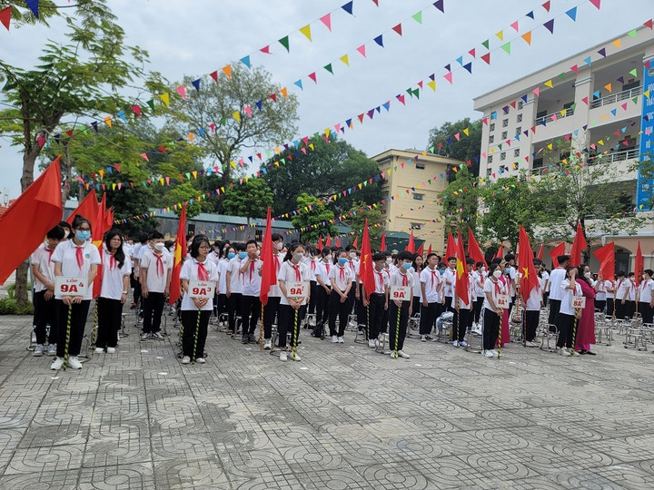 Hà Nội: Học sinh huyện Thường Tín háo hức chào đón lễ khai giảng năm học mới - 4