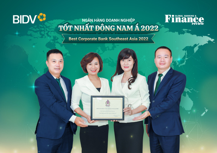 BIDV nhận cú đúp giải thưởng từ Tạp chí Global Banking and Finance - 2