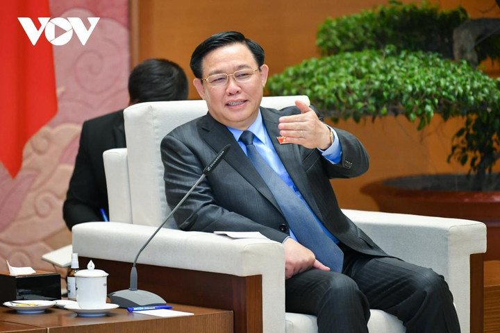 Chủ tịch Quốc hội Vương Đình Huệ tiếp đoàn Kiểm toán Nhà nước Lào - 3