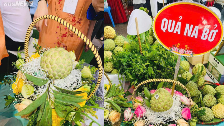 3 quả na nặng hơn 3kg ở Lạng Sơn được đấu giá gần 160 triệu đồng - 1