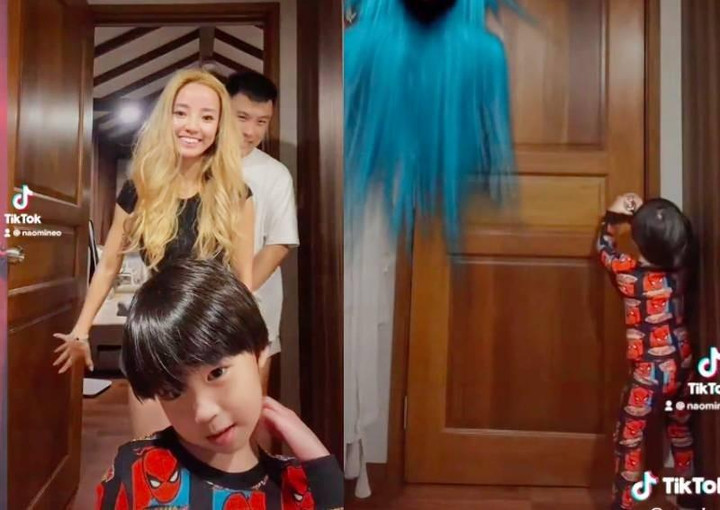 'Cuồng' kiếm view, nữ TikToker liên tục dọa ma, trêu con khóc - 2