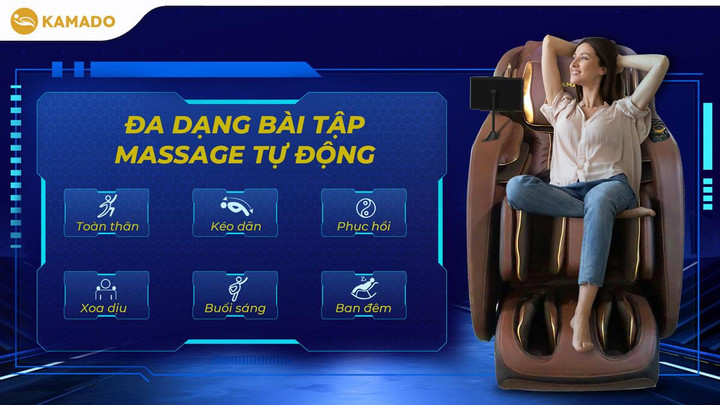 Kamado KA-1100: Thư giãn trọn vẹn cho một chiếc ghế massage - 2