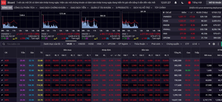 Chứng khoán đỏ lửa, VN-Index mất bay hơn 17 điểm - 1