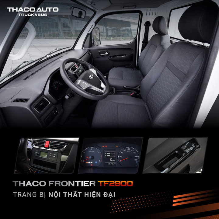 Thaco Frontier TF2800 - xe tải nhẹ máy dầu hoàn toàn mới - 2