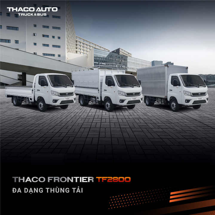Thaco Frontier TF2800 - xe tải nhẹ máy dầu hoàn toàn mới - 5