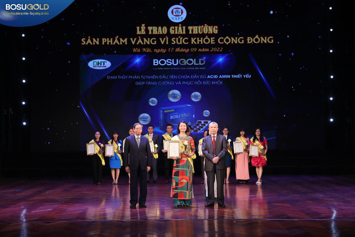 Bosugold năm thứ 3 đạt giải thưởng sản phẩm vàng - vì sức khỏe cộng đồng - 1
