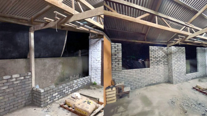 Cô gái tự tay xây nhà một mình vì không đủ tiền thuê thợ, kết quả đầy ấn tượng - 4