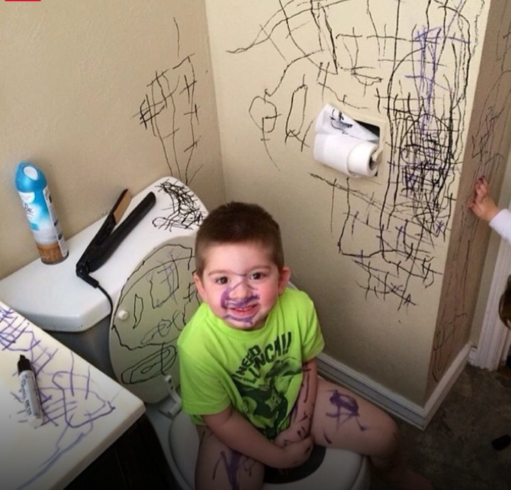 Những màn trổ tài vẽ vời 'đắt giá' của con trẻ khiến bố mẹ chết lặng - 7