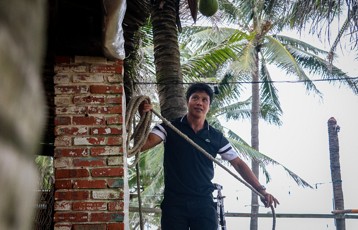 Ảnh: Bãi biển bao năm bị sóng 'ngoạm' ở Hội An trước giờ siêu bão Noru đổ bộ - 5