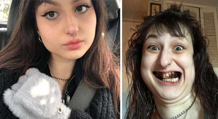 Sửng sốt khi các cô gái tự 'dìm hàng' bằng cách khoe ảnh mộc đến từng milimet - 5