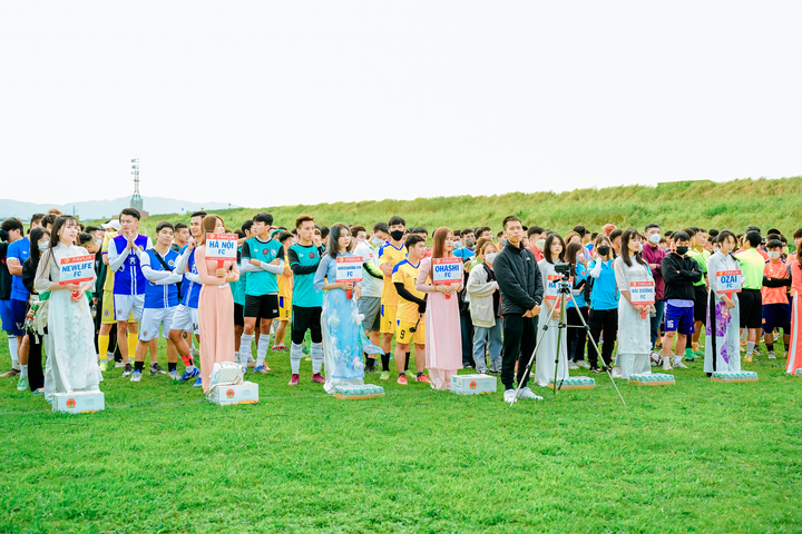 Người Việt Nam ở Kyushu (Nhật Bản) gắn kết đồng hương trên sân bóng - 1