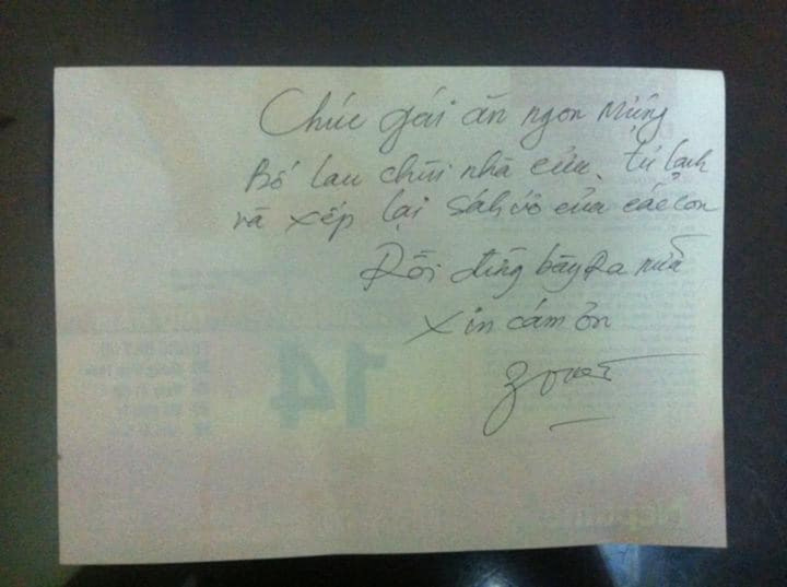 Rưng rưng trước những lời nhắn tay đơn giản nhưng ngập yêu thương của bố mẹ - 2