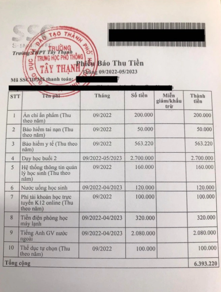 Một trường ở TP.HCM vận động góp 1,3 tỷ tiền quỹ phụ huynh: Hiệu trưởng nói gì? - 1