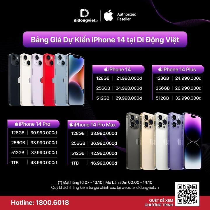 iPhone 14 chính hãng chốt ngày bán tại Việt Nam - 2