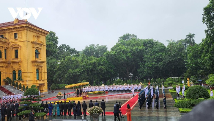 Thủ tướng Phạm Minh Chính chủ trì Lễ đón chính thức Thủ tướng Cuba - 2